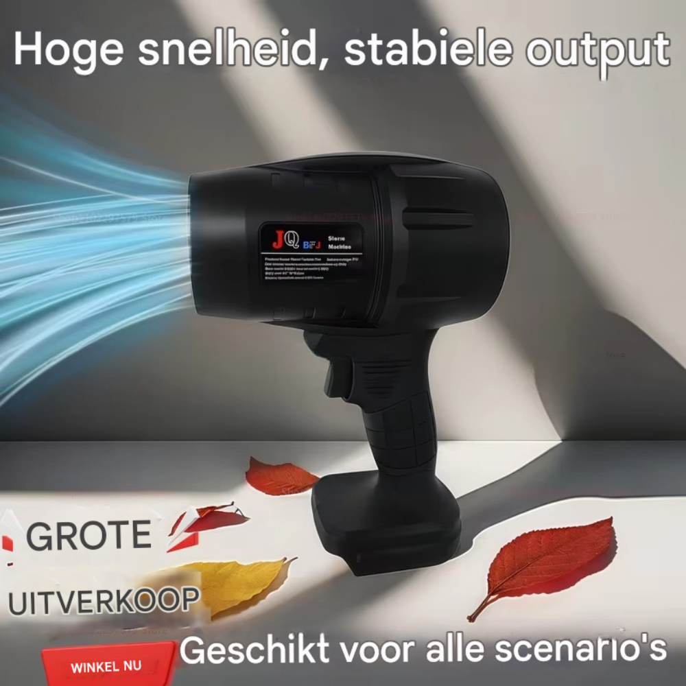 BlazeAir Pro – Draadloze luchtblazer voor snel en moeiteloos schoonmaken