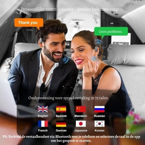 TranslateBuds – Draadloze vertaal-oordopjes voor moeiteloze communicatie